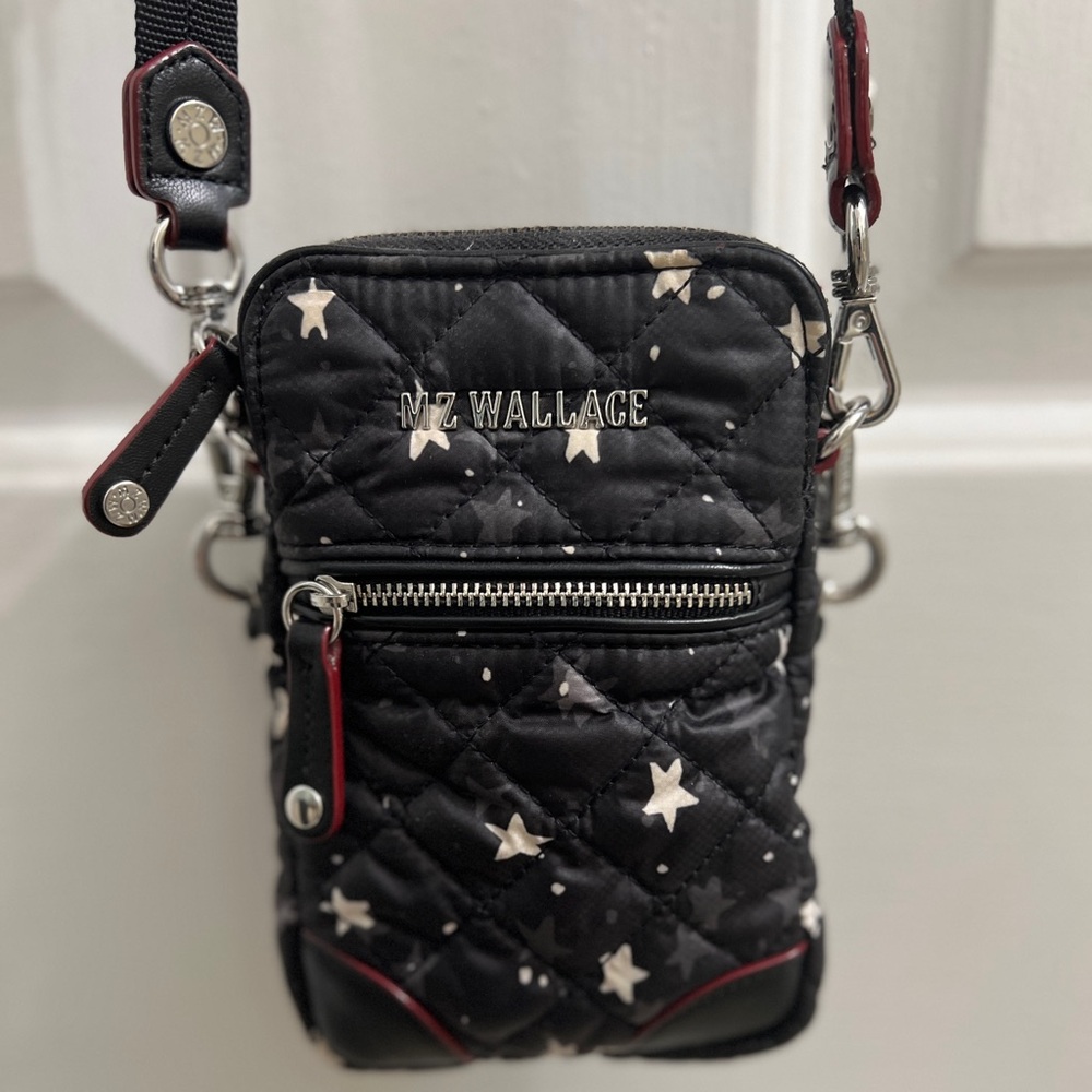 MZ Wallace Micro Crosby Crossbody with Starlight Pattern